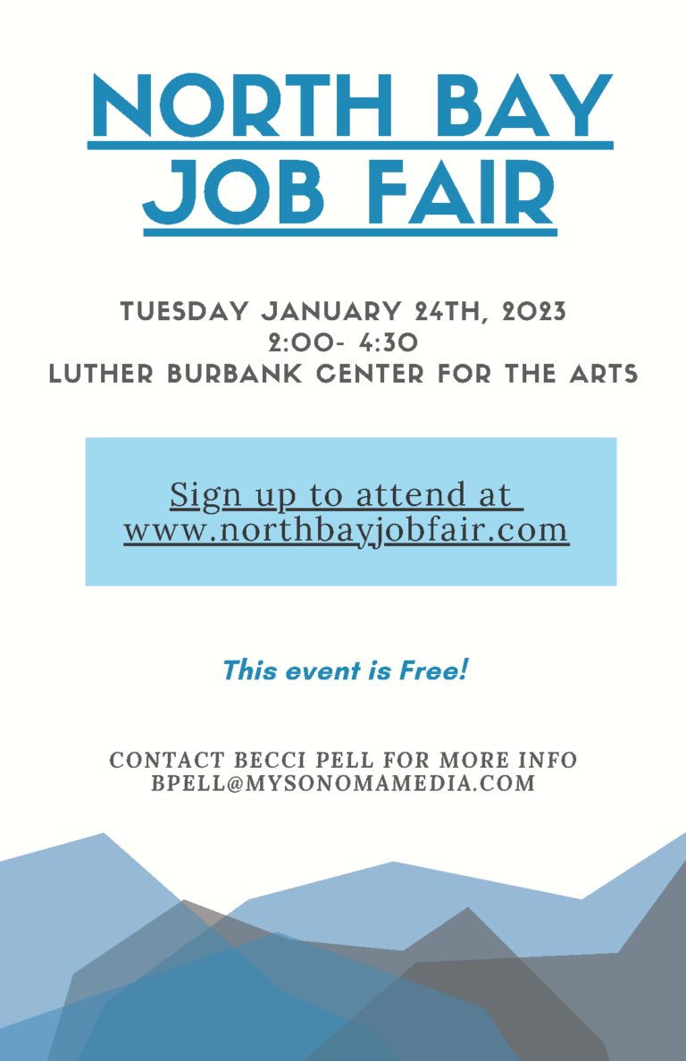 North Bay Job Fair Sonoma County Job Link